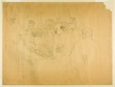 The Arton Trial (tredje plade) af Henri de Toulouse-Lautrec