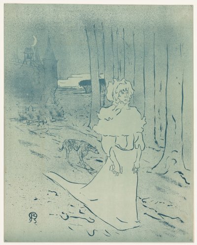 Chatelaine eller Tocsin af Henri de Toulouse Lautrec