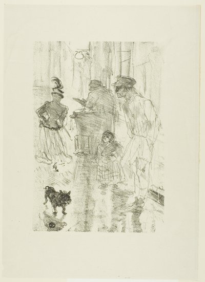 Kastanjesælgeren af Henri de Toulouse-Lautrec