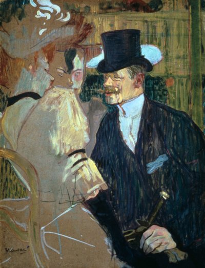 Englænderen ved Moulin Rouge, 1892 af Henri de Toulouse Lautrec