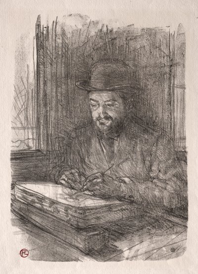 Den gode Litograf af Henri de Toulouse Lautrec