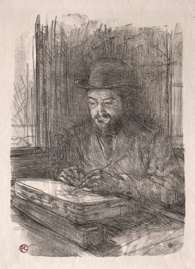Den gode litograf, 1898. af Henri de Toulouse Lautrec