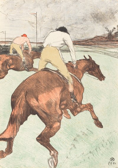 The Jockey Le jockey, 1899. af Henri de Toulouse Lautrec