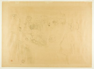 Lebaudy-processen, Mademoiselle Marsy afgiver bevis af Henri de Toulouse-Lautrec