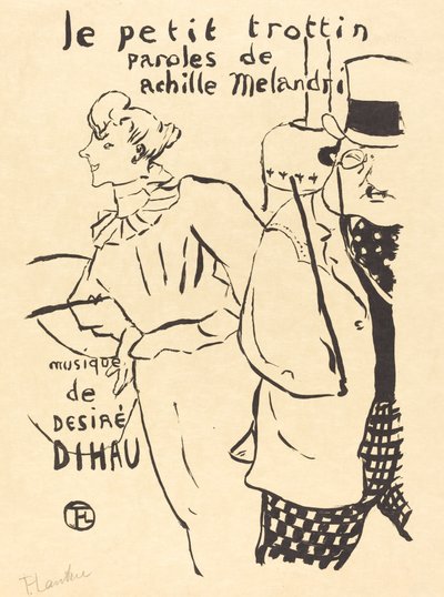 The Little Errand-Girl (Le petit trottin) af Henri de Toulouse Lautrec
