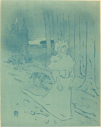 Herregårdsfruen eller omen (The Chatelaine eller Toxin) af Henri de Toulouse Lautrec