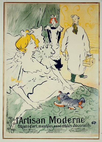 Den moderne håndværker, 1896 af Henri de Toulouse Lautrec