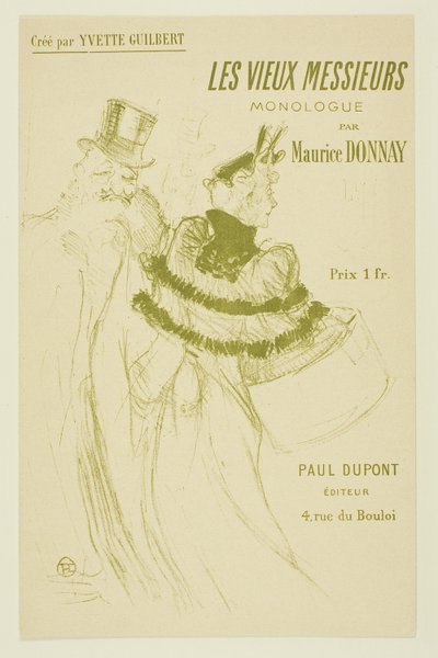 De gamle herrer af Henri de Toulouse Lautrec