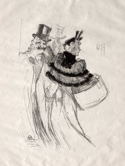 De gamle herrer af Henri de Toulouse-Lautrec