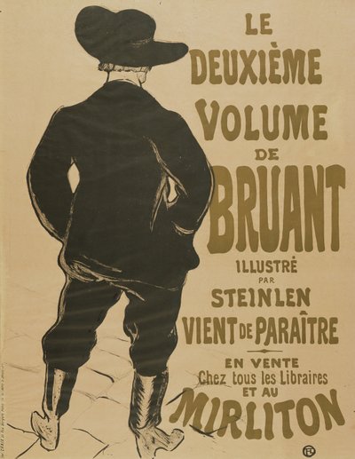 Andet bind af Bruant, 1893 af Henri de Toulouse Lautrec