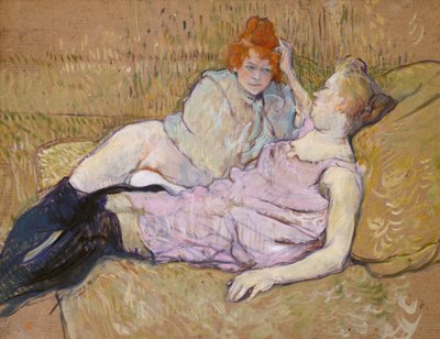 Sofaen, ca. 1894-96. af Henri de Toulouse Lautrec