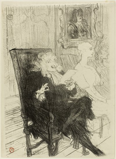 Truffier og Moreno, i Lærde Kvinder af Henri de Toulouse Lautrec
