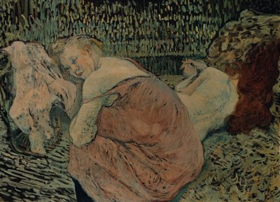 To Venner, 1895 af Henri de Toulouse Lautrec