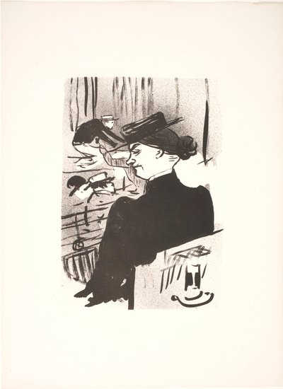 En tilskuer af Henri de Toulouse-Lautrec