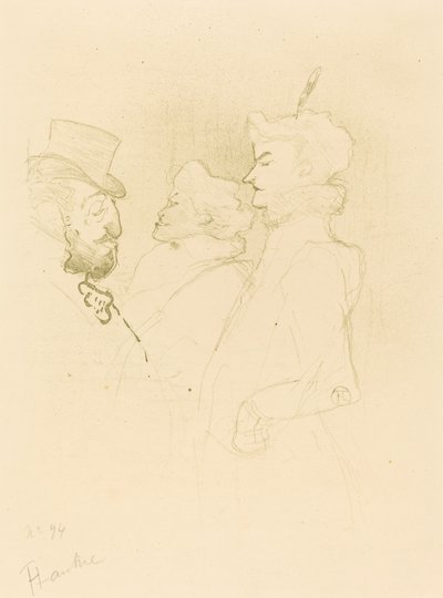 Hvorfor ikke...En gang er ikke en vane Hvorfor ikke...En gang er ikke en vane, 1893. af Henri de Toulouse Lautrec