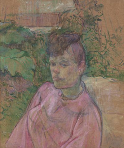 Kvinde i Monsieur Skovs have, 1889-91. af Henri de Toulouse Lautrec