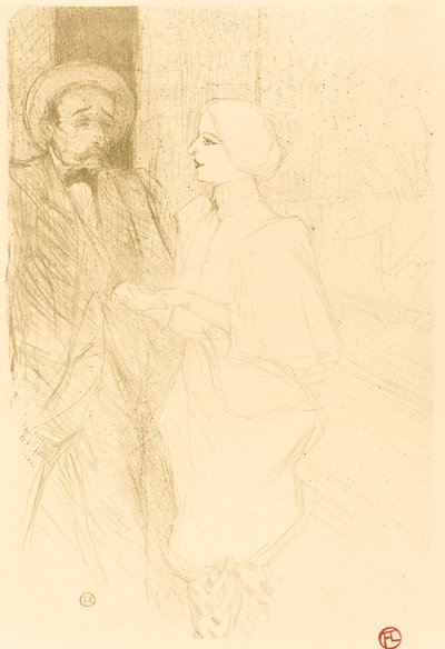 Yahne og Mayer i den svære tidsalder Yahne og Mayer i den svære tidsalder, 1895. af Henri de Toulouse Lautrec