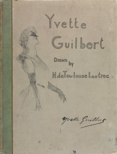 Yvette Guilbert-engelsk serie, 1898. af Henri de Toulouse Lautrec
