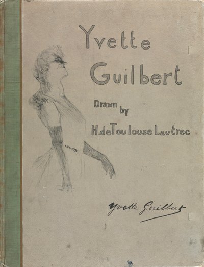 Yvette Guilbert-engelsk serie: Cover af Henri de Toulouse-Lautrec