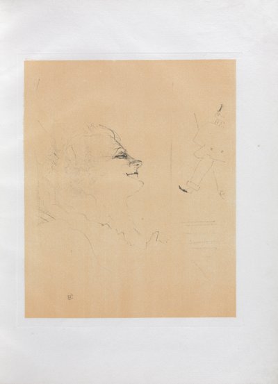 Yvette Guilbert-engelsk serie: Pessima af Henri de Toulouse-Lautrec