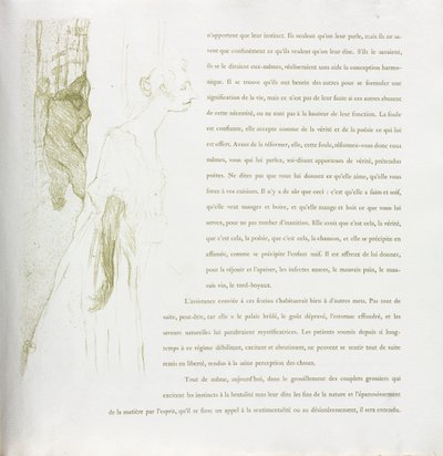 Yvette Guilbert-French Series: nr. 11 af Henri de Toulouse Lautrec
