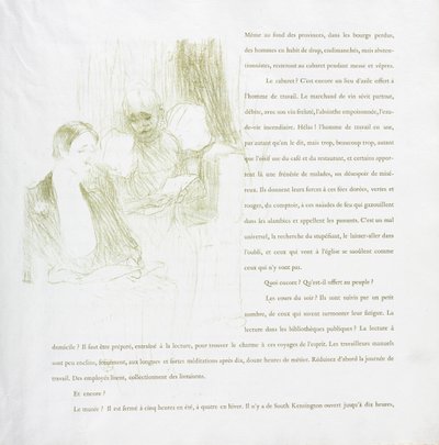 Yvette Guilbert-French Series: nr. 8 af Henri de Toulouse-Lautrec