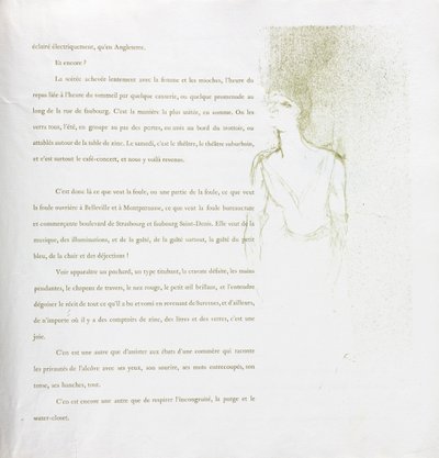 Yvette Guilbert-French Series: Nr. 9 af Henri de Toulouse-Lautrec