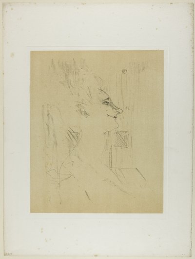 Yvette Guilbert—Soularde, fra Yvette Guilbert af Henri de Toulouse Lautrec