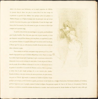 Yvette Guilbert af Henri de Toulouse Lautrec
