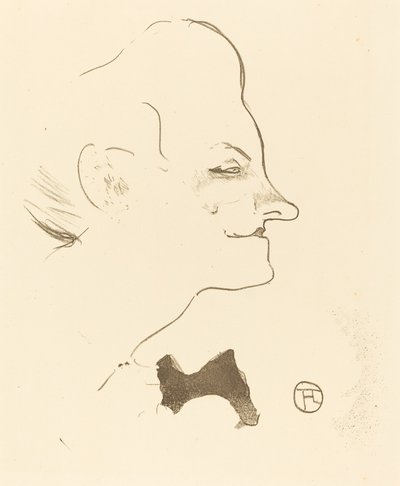 Yvette Guilbert af Henri de Toulouse Lautrec