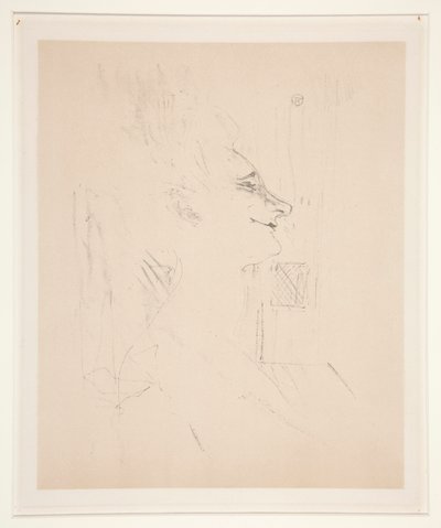 Yvette Guilbert, af Henri de Toulouse-Lautrec