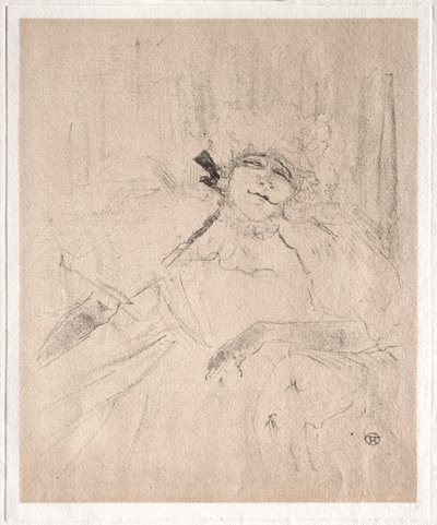Yvette Guilbert: Gammel sang, 1898. af Henri de Toulouse Lautrec