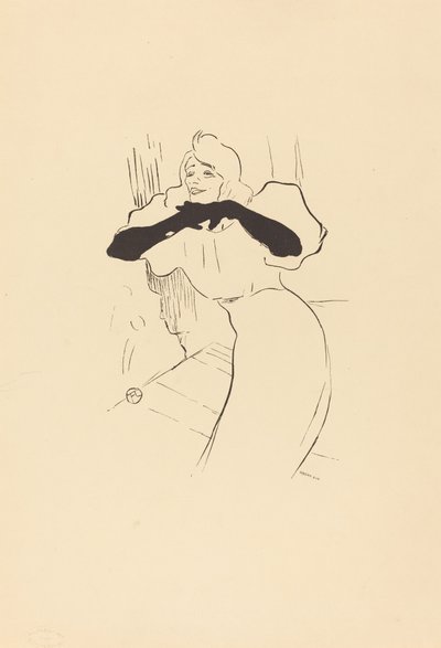 Yvette Guilbert: Linger, Longer, Loo af Henri de Toulouse Lautrec