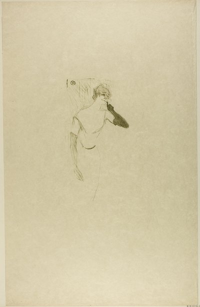 Yvette Guilbert, i Colombine ved Pierrot af Henri de Toulouse Lautrec