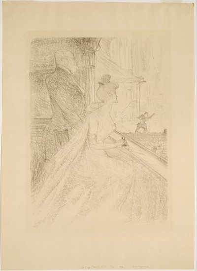 La Loge- En forestilling af Faust af Henri de Toulouse Lautrec