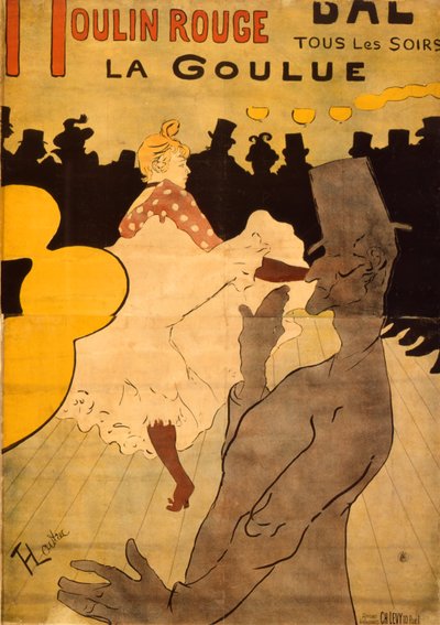 Moulin Rouge-La Goulue af Henri de Toulouse Lautrec