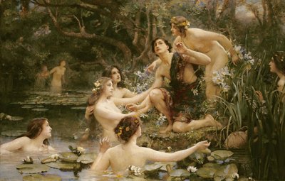 Hylas og Vandnymferne af Henrietta Rae