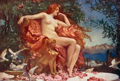 Venus på tronen af Henrietta Rae