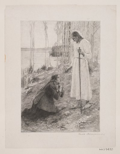 Kristus viser sig for Marie Magdalena af Henrik Bornemann