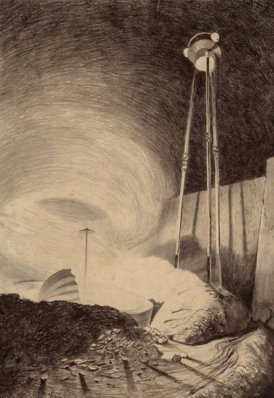 Marsboere, der ser på dampskyen af Henrique Alvim Correa