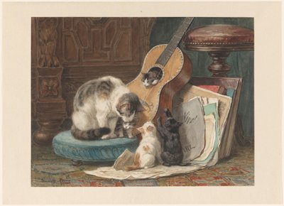 Musikerne Harmonisterne af Henriëtte Ronner