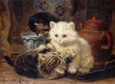 Eftermiddagste, af Henriëtte Ronner Knip