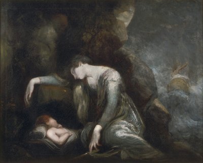 Danaë og Perseus på Seriphos af Henry (1741 1825) Fuseli