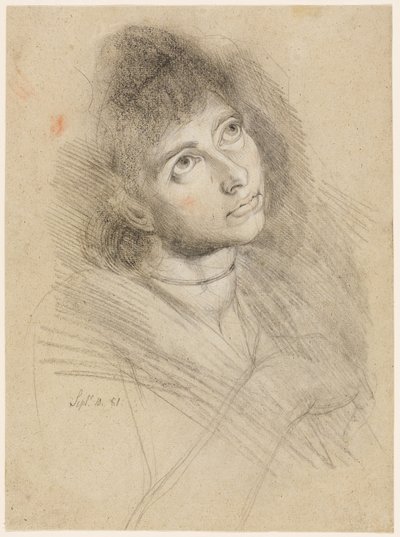 Portræt af en kvinde (Martha Hess) af Henry (1741 1825) Fuseli