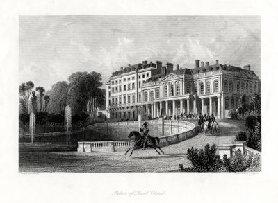 Palace of Saint-Cloud, Paris, Frankrig, 1875 af Henry Adlard