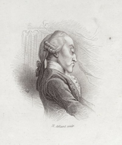 Thomas Augustine Arne, engelsk komponist (1710-1778) af Henry Adlard