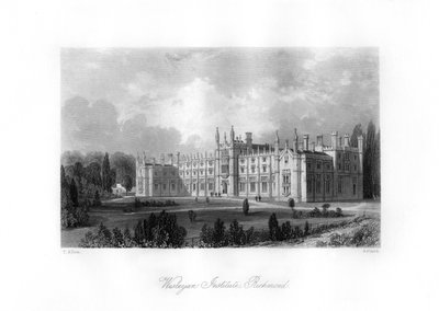 Wesleyan Institute, Richmond, 1800-tallet. af Henry Adlard