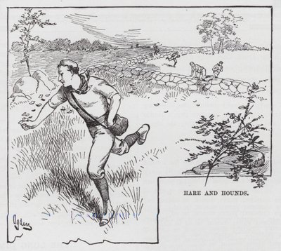Hare og hunde (gravering) af Henry Alexander (after) Ogden