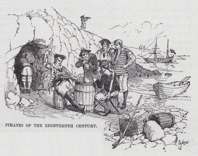 Pirates of the Attende Century (gravering) af Henry Alexander (after) Ogden