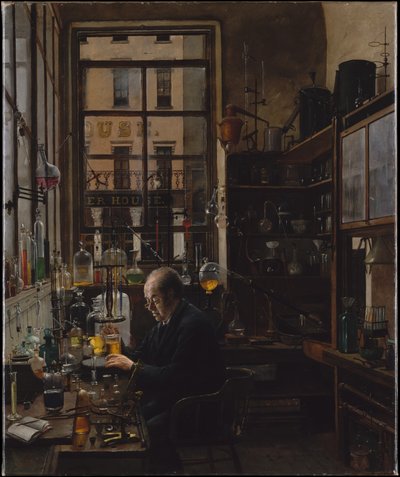Henry Alexander i laboratoriet af Henry Alexander